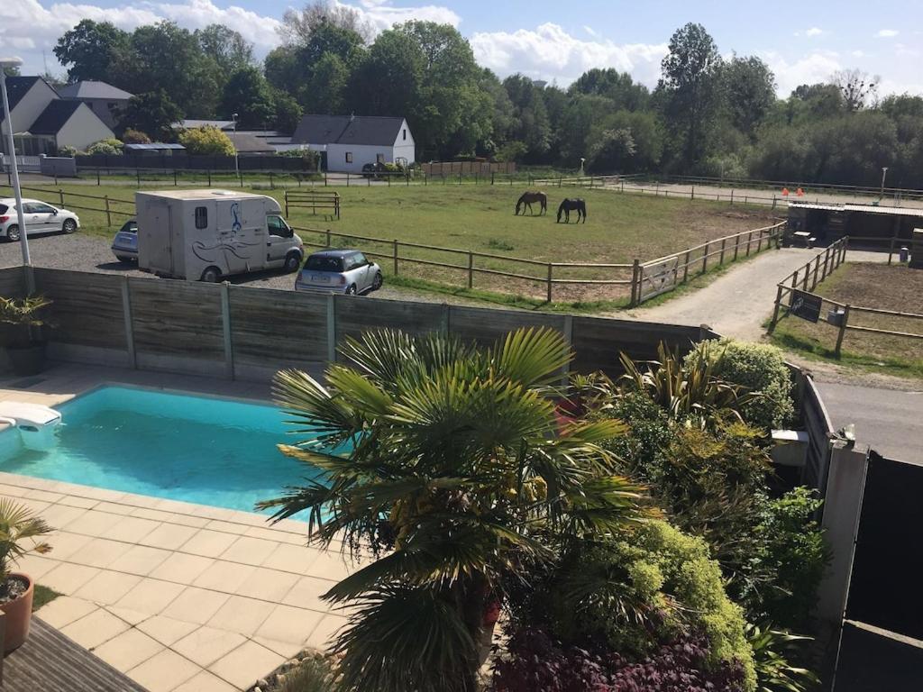 Yquelon Maison Moderne Avec Piscine Chauffee Dans La Baie Du Mont St Michel 200M2 מראה חיצוני תמונה